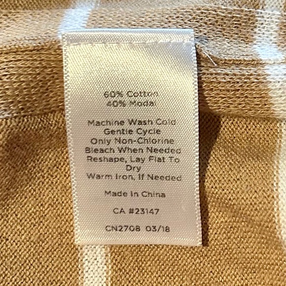 Talbots Asymmetrical Scoop-Neck Poncho - Picture 3 of 3